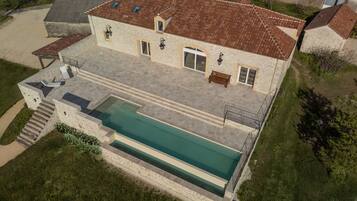 Uitzicht vanuit accommodatie