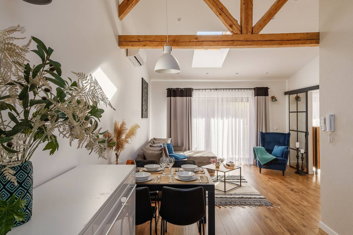 Apartamento | 1 dormitorio, escritorio, espacio para trabajar con un portátil