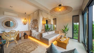 Premium bedding, Select Comfort beds, minibar, individually decorated