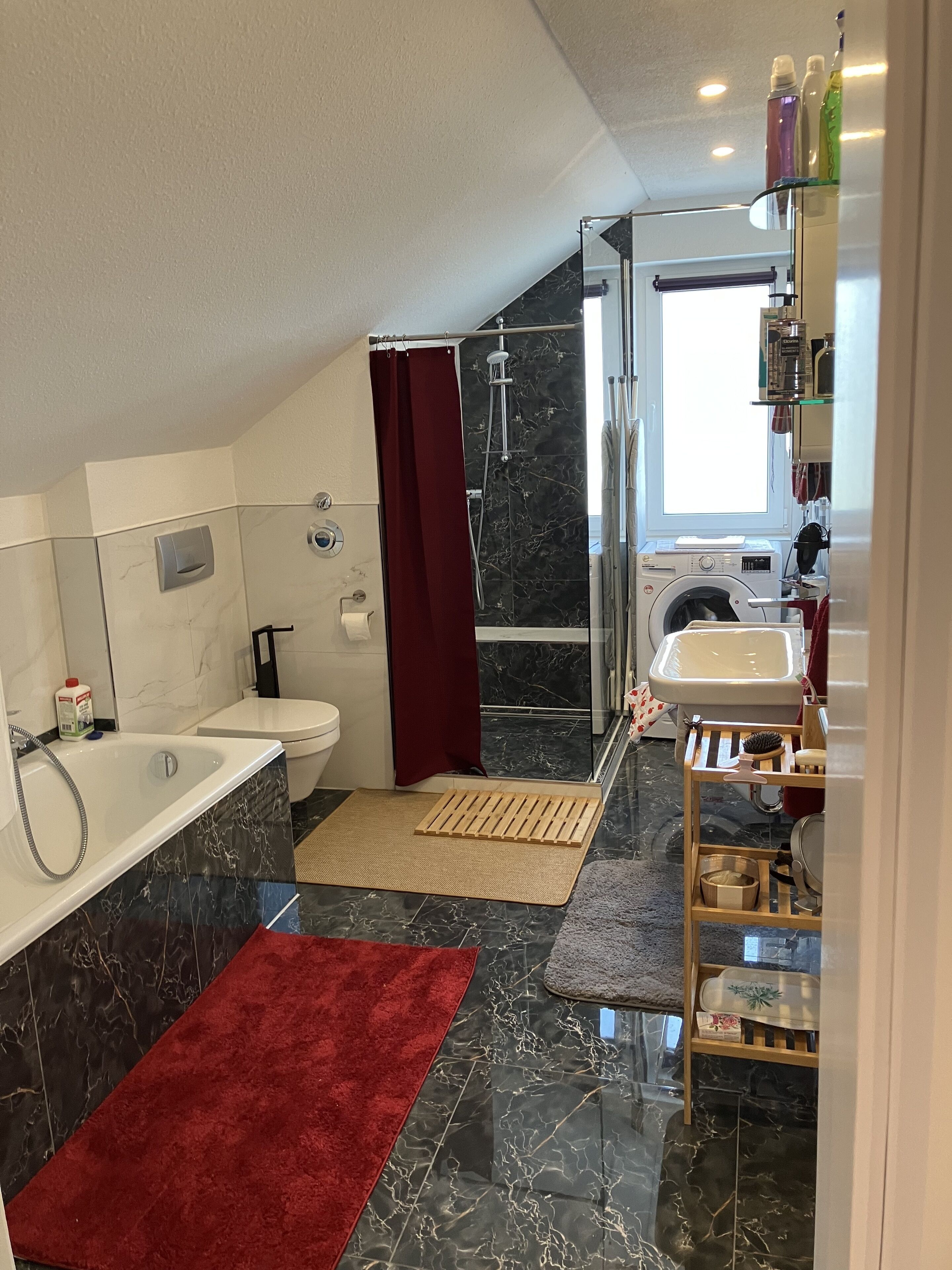 Dusche, Bidet, Shampoo