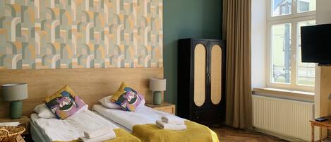 Luxe studio, 1 kingsize bed | Individueel gedecoreerd, individueel gemeubileerd, een laptopwerkplek