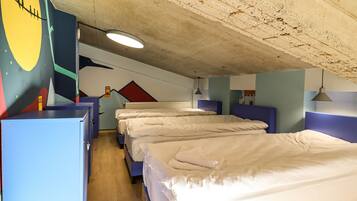 Gemeinsamer Basic-Schlafsaal, Mehrere Betten, Nichtraucher, Bergblick | Allergikerbettwaren, kostenloses WLAN