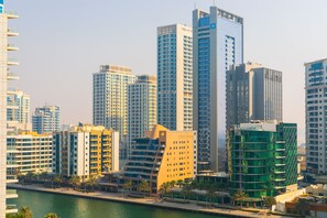 Premium-Apartment, 1 Schlafzimmer, Nichtraucher, Blick auf den Jachthafen | Blick vom Balkon