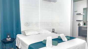 Villa Confort | Ropa de cama hipoalergénica, tabla de planchar con plancha, wifi gratis