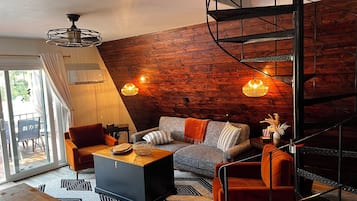 Smart TV, chimenea