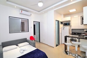 디럭스 아파트 | 1 개의 침실, 저자극성 침구, 책상, 노트북 작업 공간