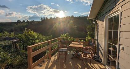 Hellaberg III: Ruhiges Ferienhaus mit Sauna am Waldrand