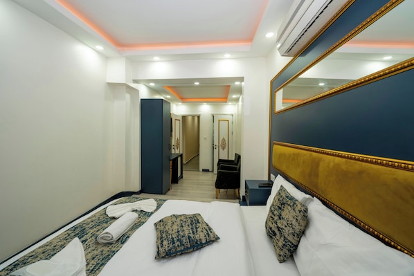 Standard-Studio, 1 Schlafzimmer | Bettwäsche aus ägyptischer Baumwolle, hochwertige Bettwaren