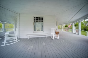 Terrace/patio - Historical Magnesia Springs Home, Near Kayaking! (Cambridge Springs)