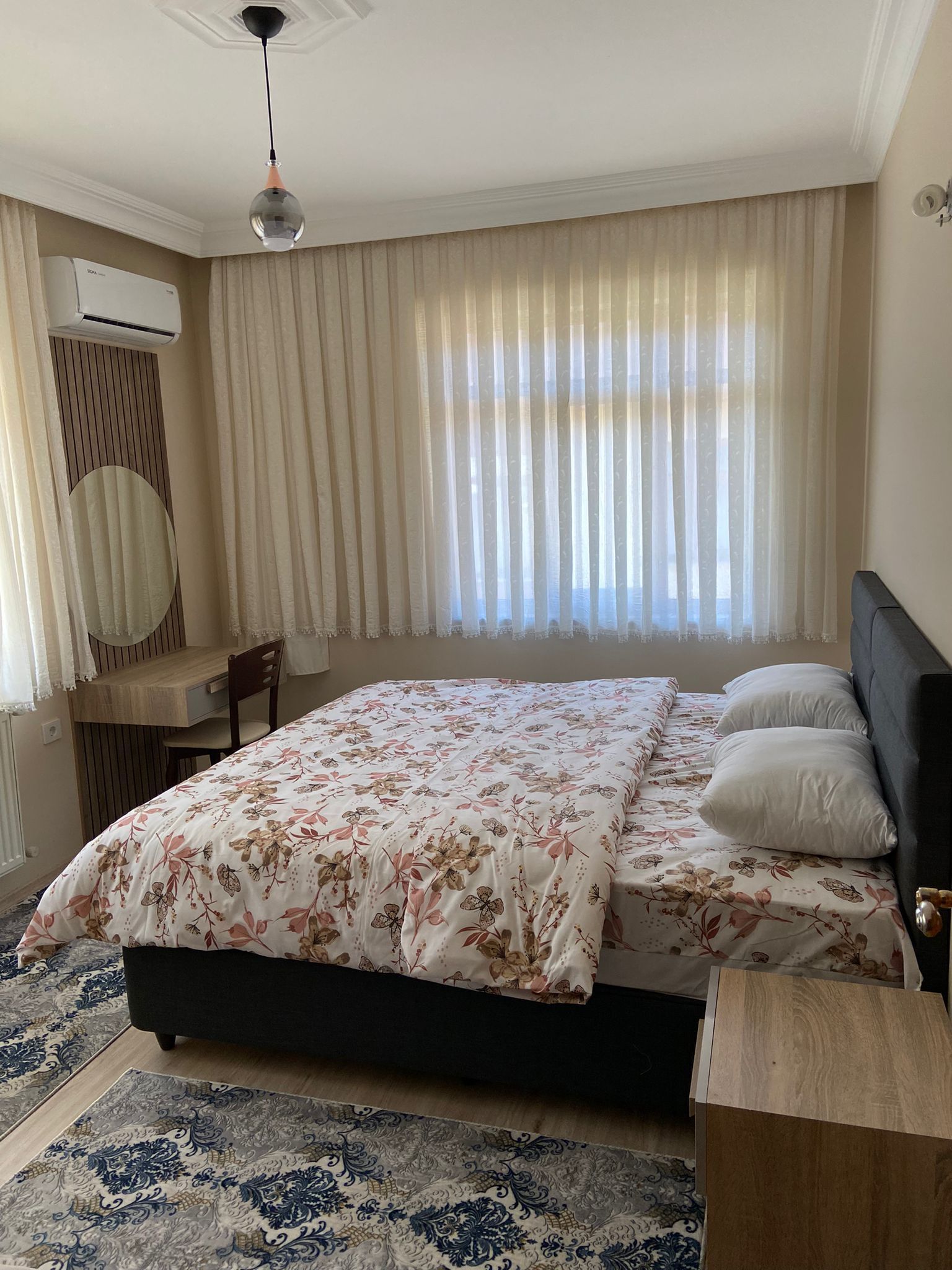 Comfort-lejlighed | 3 soveværelser, allergivenligt sengetøj, skrivebord