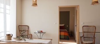 The charm of the Nine, love at first sight for this renovated apartment, heart of Saou