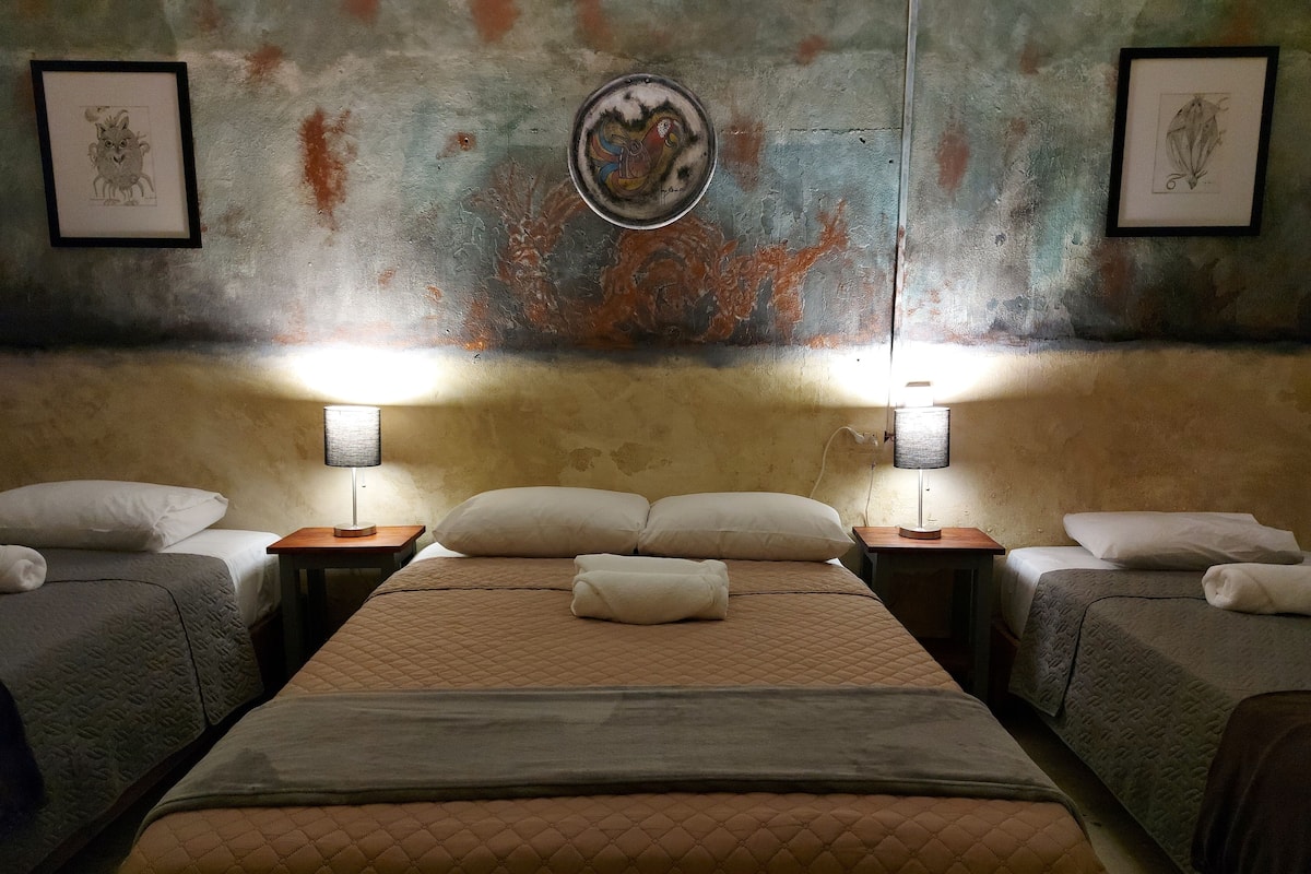 Family Room | Down duvets, bed sheets