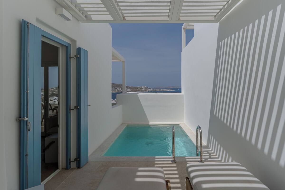 Junior Suite with Private Pool | Terrasse/Patio