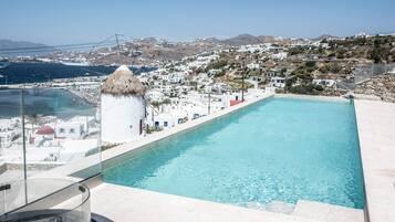 Suite with Private Pool | 1 室のベッドルーム、エジプト綿のシーツ、高級寝具、羽毛の掛け布団