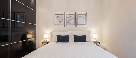 2 habitaciones, tabla de planchar con plancha y wifi gratis