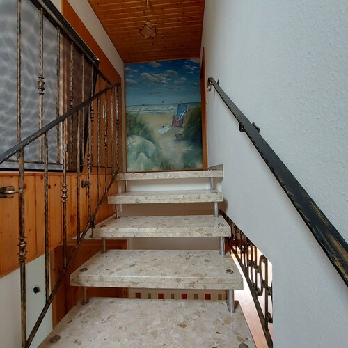 Einzimmerwohnung mit Balkon in direkter Strandnähe 