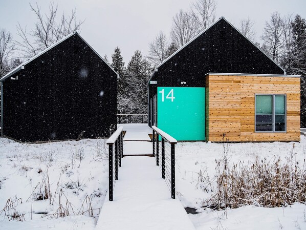 Property grounds - KOTI 14 (Three Bedroom) Traverse City's Scandinavian Cabins, vacation home on TART & mins to Travers... (Williamsburg)