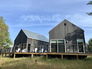 Exterior - KOTI 14 (Three Bedroom) Traverse City's Scandinavian Cabins, vacation home on TART & mins to Travers... (Williamsburg)