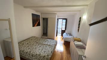 1 makuuhuone, vuodevaatteet