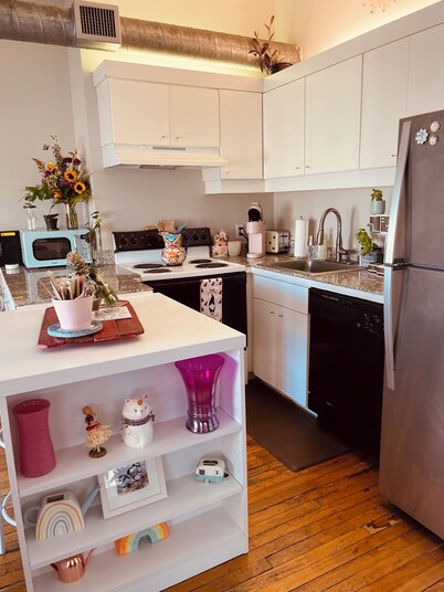 Downtown adventure- Easy access for sports and entertainment.