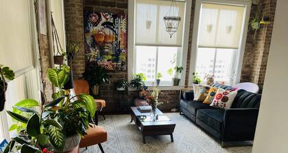 Downtown adventure- Easy access for sports and entertainment.