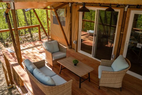 Rapids Luxury Canvas on Deer Lake
