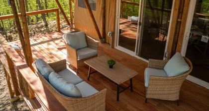 Rapids Luxury Canvas on Deer Lake