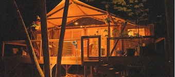 Rapids Luxury Canvas on Deer Lake