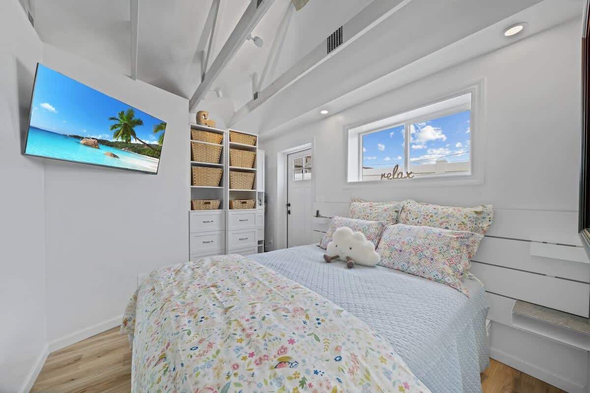 1 slaapkamer, een bureau, een strijkplank/strijkijzer, gratis wifi