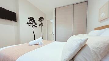 2 chambres, fer et planche Ă repasser, lit parapluie, Wi-Fi gratuit