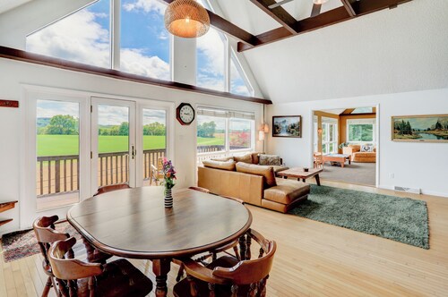 Sunny & Spacious A-Frame with Private Pool and Panoramic Amish Country Views