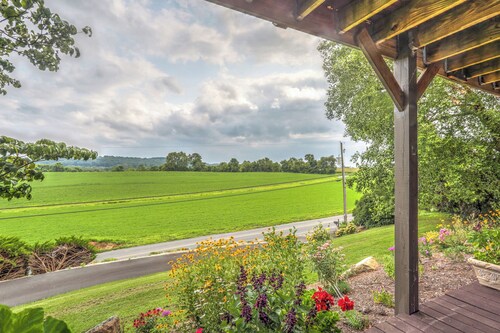 Sunny & Spacious A-Frame with Private Pool and Panoramic Amish Country Views