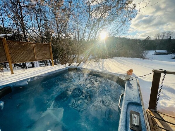 Baignoire à remous extérieure