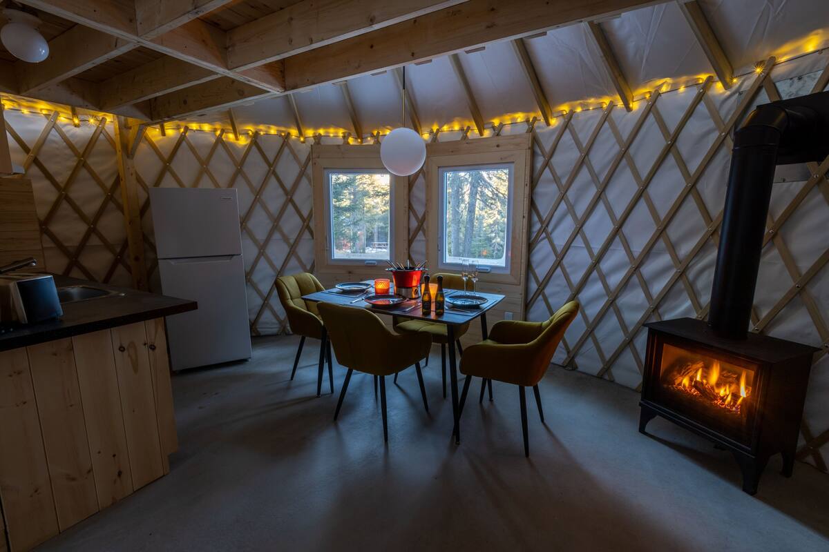 Familienchalet | Wohnbereich | Kamin, Fußbodenheizung