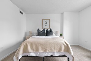 1 soverom og sengetøy