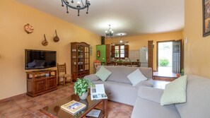 TV, fireplace, DVD player, table tennis