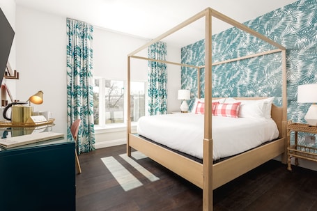 Deluxe eenpersoonskamer | 1 slaapkamer, luxe beddengoed, pillowtop-bedden, een kluis op de kamer
