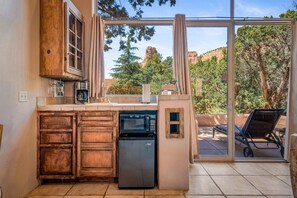 Villa, 1 Bedroom | Private kitchen | Fridge, coffee/tea maker