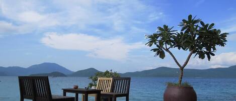 Playa privada, buceo