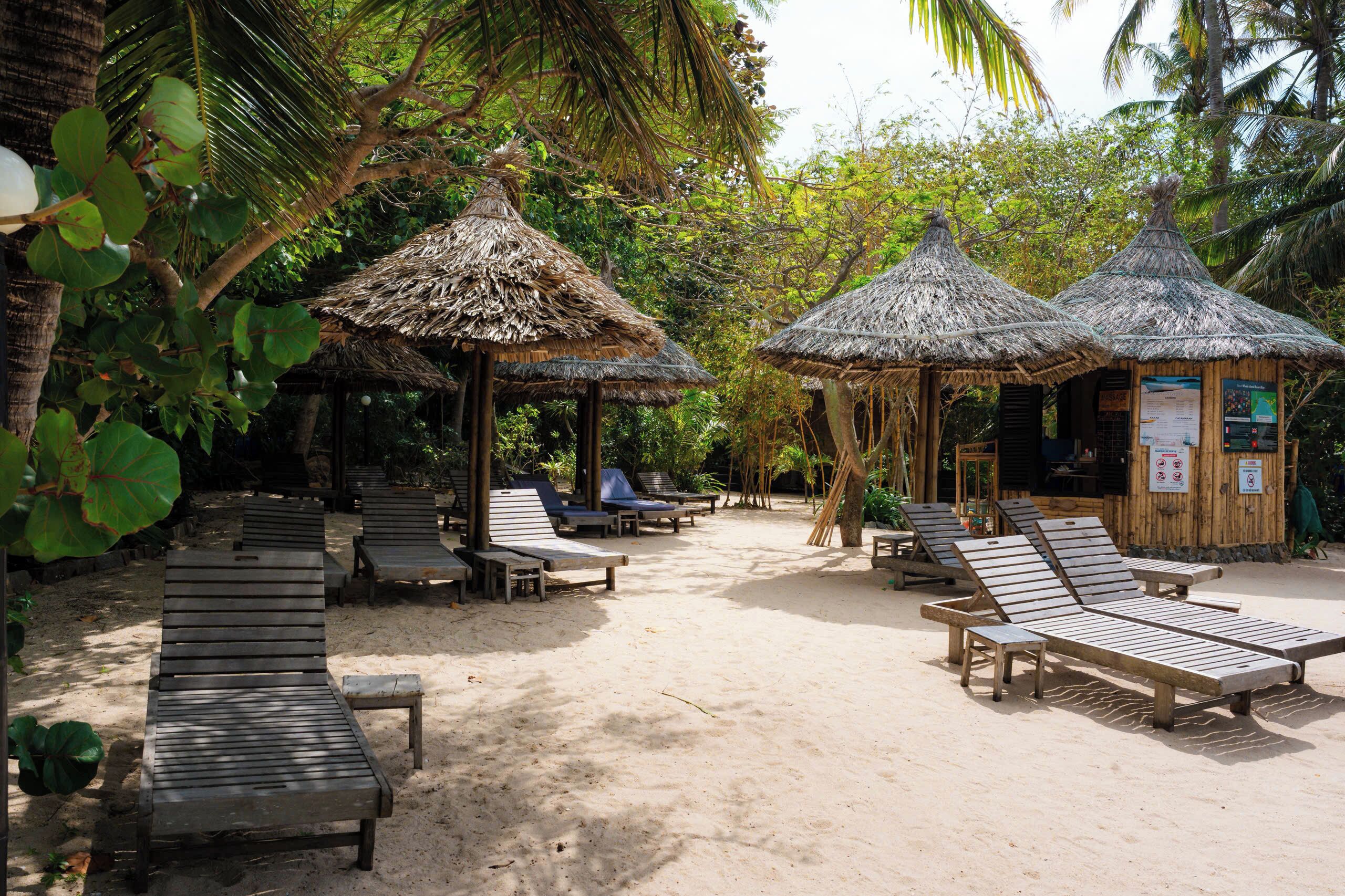 Private beach, scuba diving