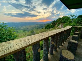 Family Cabin, Mountain View | Living area | Flat-screen TV