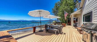 Beach Haven Lakefront - Sandy Private Beach, Extra Guest House,  EV Charger