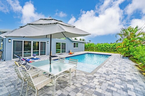 Wonderful Heated Pool House Delray Beach near Ocean - close to shops and the av’