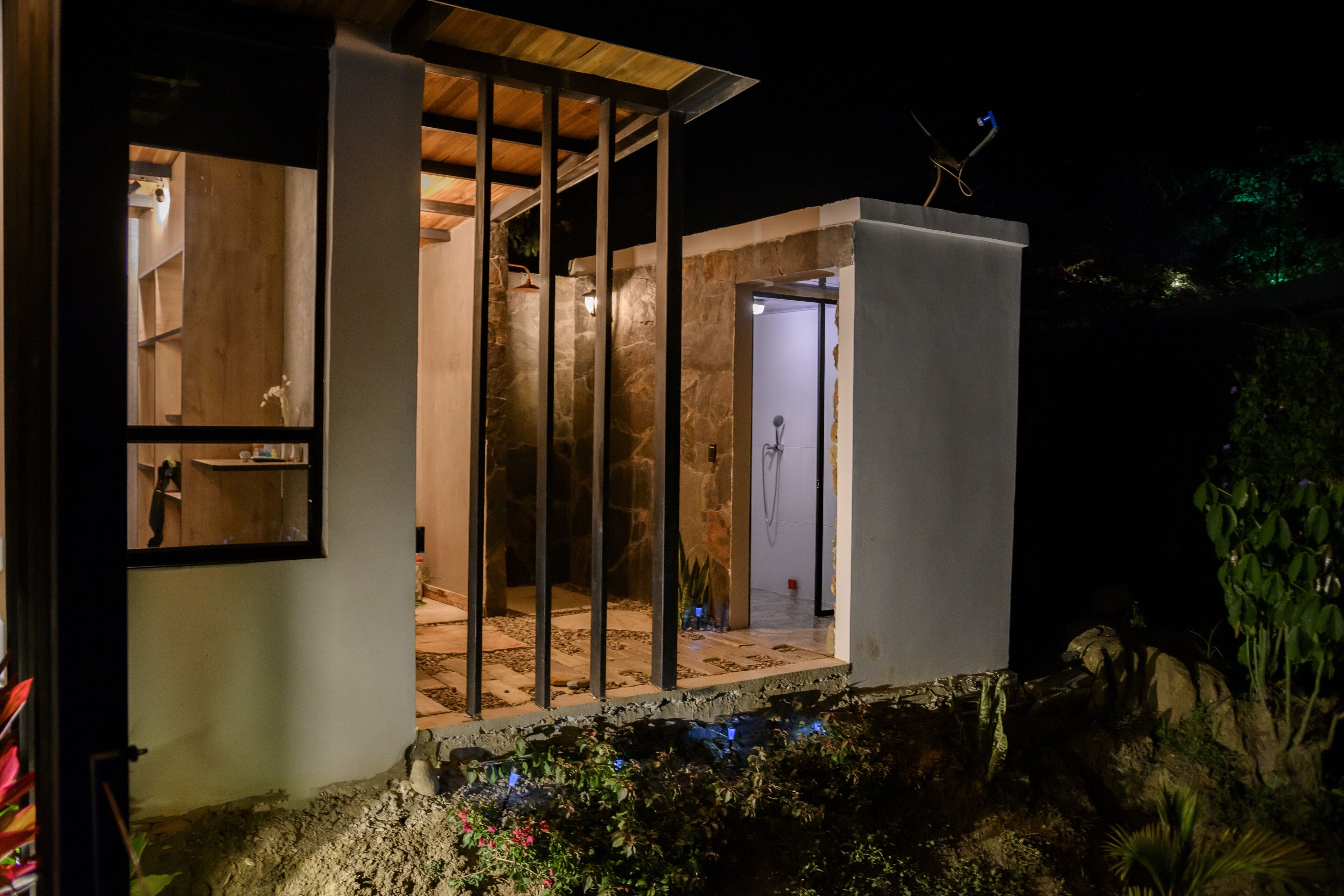 Baita Premium, 1 letto king, idromassaggio, vista città | Biancheria da letto di alta qualità, copriletto in piuma