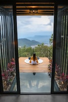 Premium bedding, down duvets, Select Comfort beds, free minibar