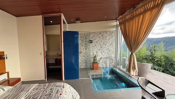 Panoramic Cabin, 1 King Bed, Terrace, City View | Premium bedding, down duvets, Select Comfort beds, free minibar