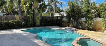 Private Oasis with Pool & Chic Cabana  – Near Beaches, Downtown & More!