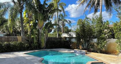 Private Oasis with Pool & Chic Cabana – Near Beaches, Downtown & More!