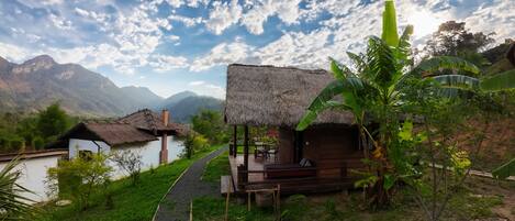 Panorama chalet | Uitzicht op de bergen