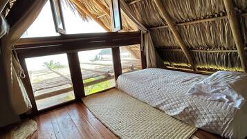 Deluxe villa, privézwembad, uitzicht op zee | Balkon